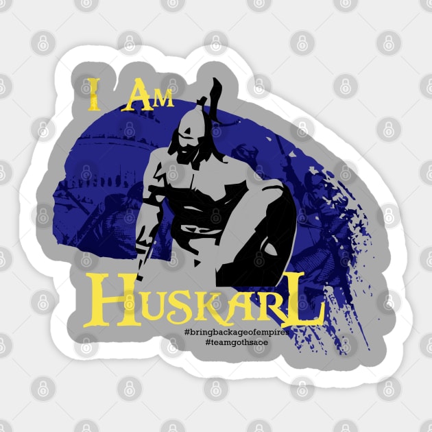 I AM HUSKARL! - #BRINGBACKAOE CAMPAIGN! Sticker by crowrider